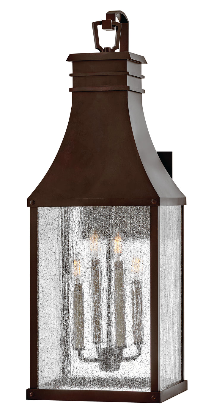 Hinkley Beacon Hill Outdoor Wall Light Extra Large Wall Mount Lantern Blackened Copper 17468BLC