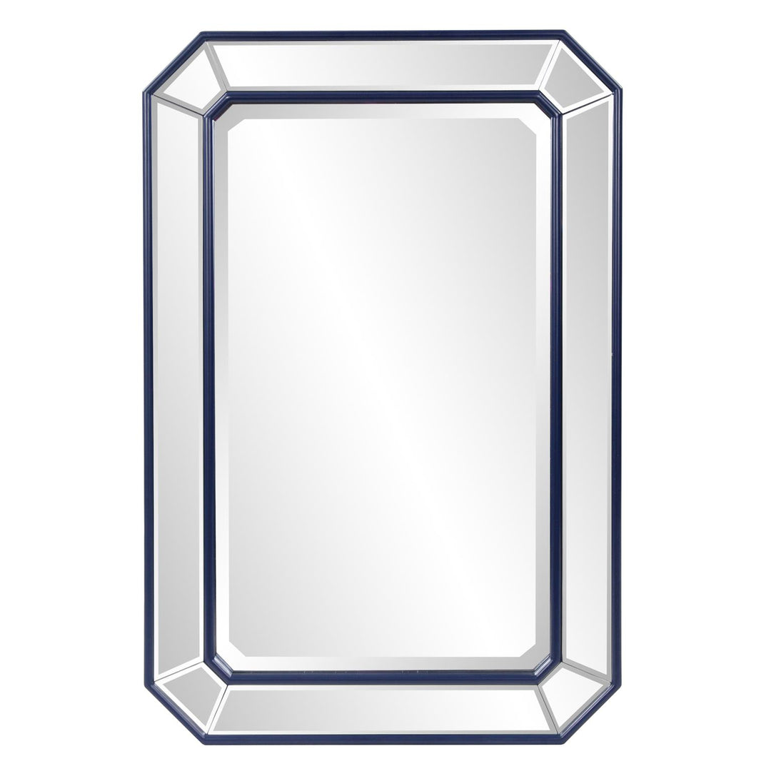 Howard Elliott Collection Leopold Mirror, Matte Navy