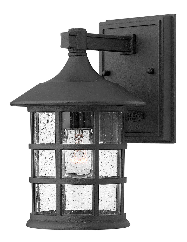 Hinkley Freeport Outdoor Wall Light Small Wall Mount Lantern Black 1800BK