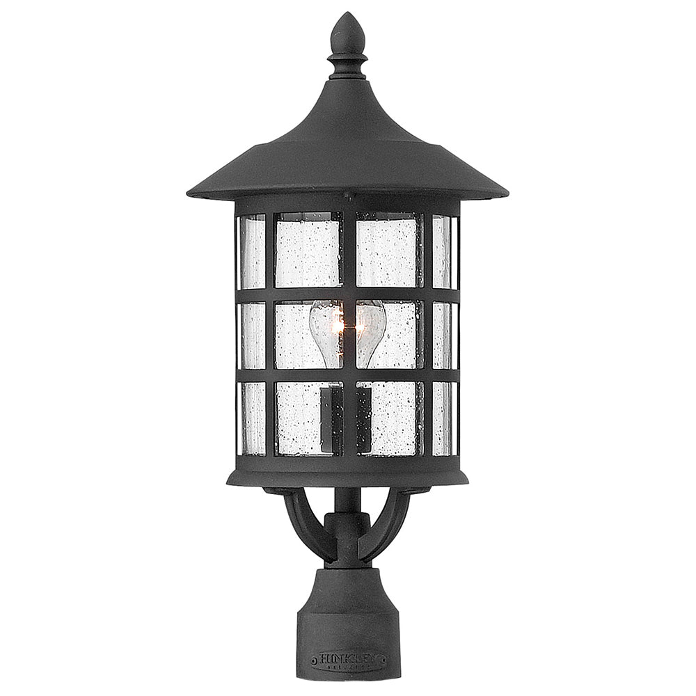 Hinkley Freeport Outdoor Post Mount Lantern Large Post Mount Lantern Black 1801BK