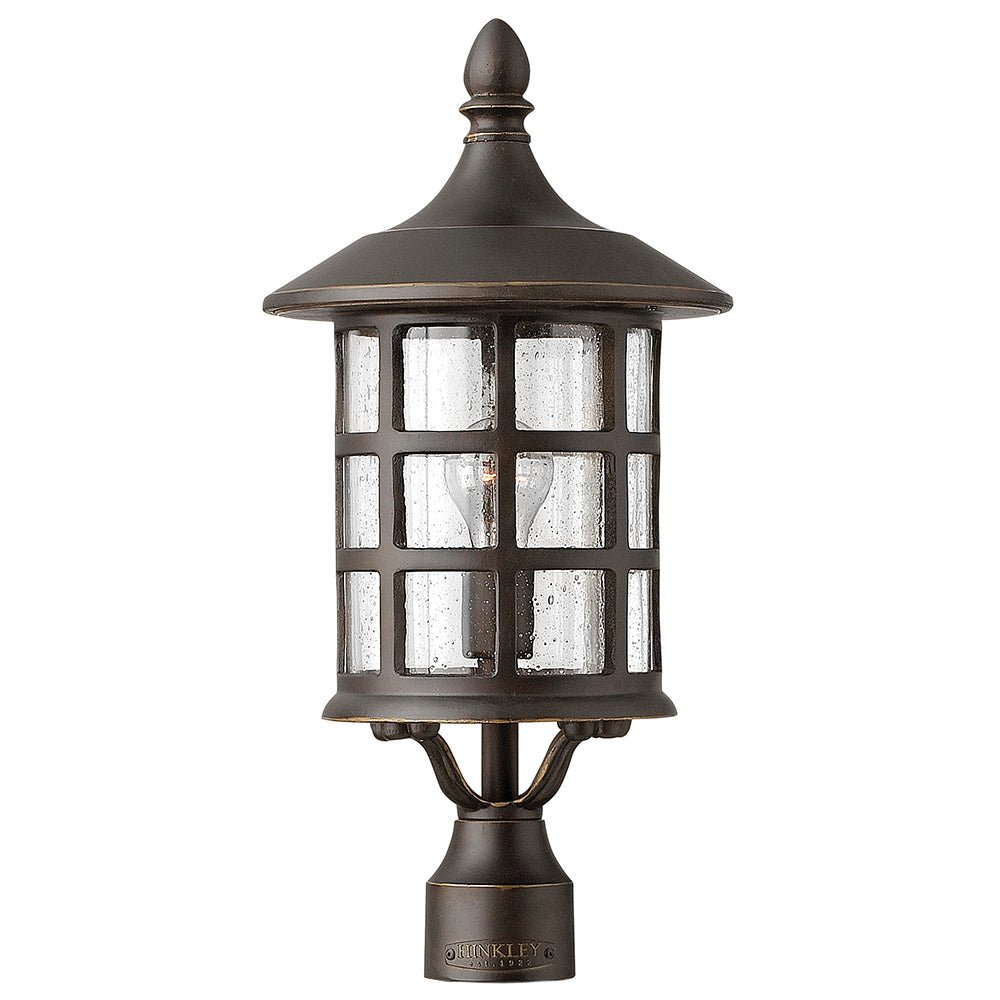 Hinkley Freeport Outdoor Post Mount Lantern Large Post Mount Lantern Oil Rubbed Bronze 1801OZ