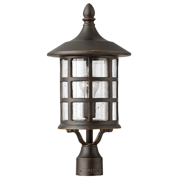 Hinkley Freeport Outdoor Post Mount Lantern Large Post Mount Lantern Oil Rubbed Bronze 1801OZ