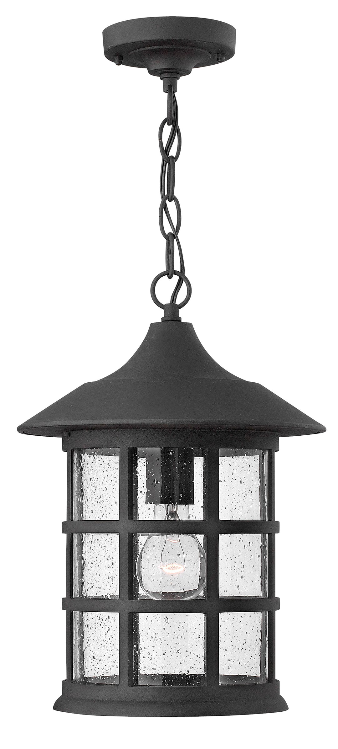 Hinkley Freeport Outdoor Hanging Light Medium Hanging Pendant Black 1802BK