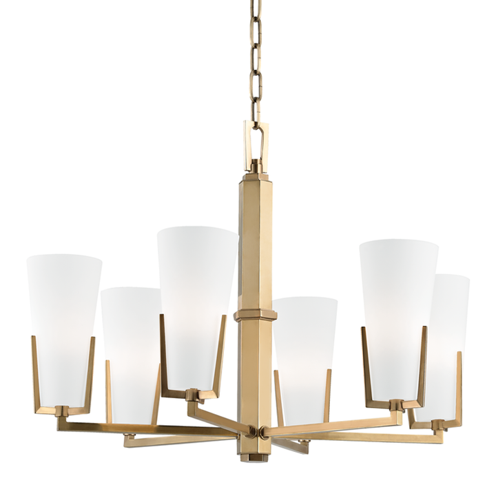 Hudson Valley Lighting Upton Chandelier Chandeliers Hudson Valley Lighting Aged Brass  