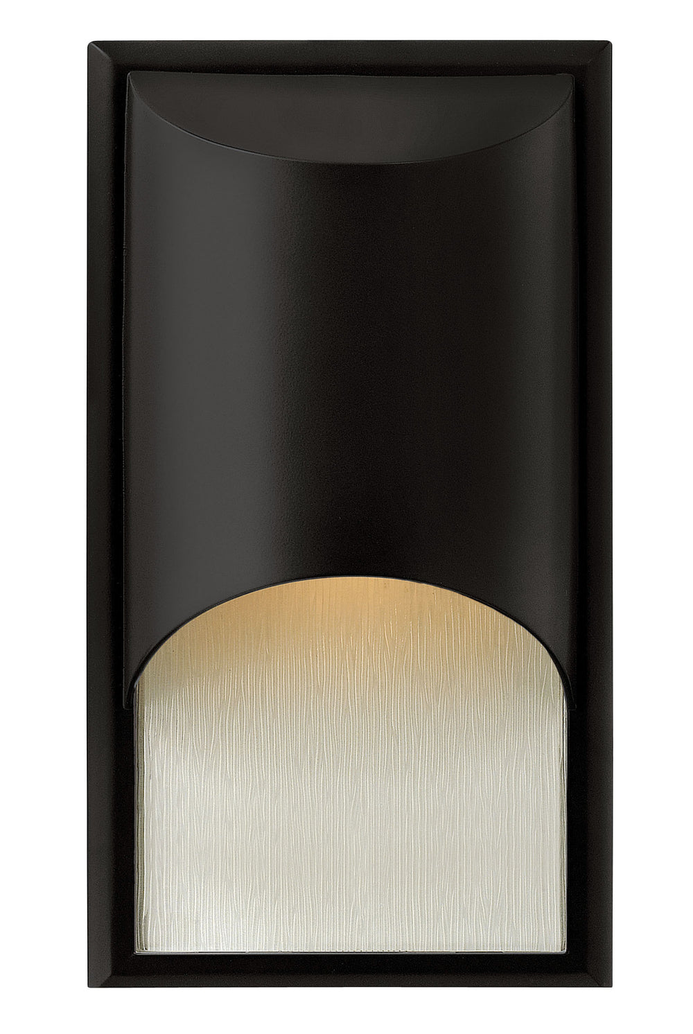 Hinkley Cascade Outdoor Wall Light Small Wall Sconce Satin Black 1830SK