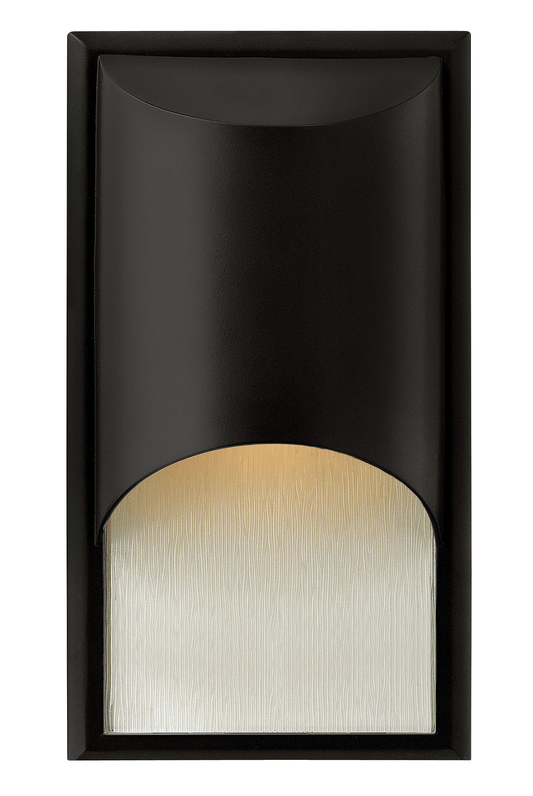 Hinkley Cascade Outdoor Wall Light Small Wall Sconce Satin Black 1830SK