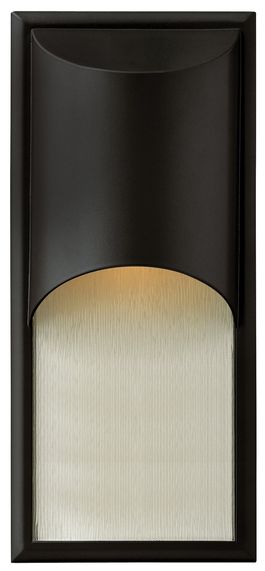 Hinkley Cascade Outdoor Wall Light Medium Wall Sconce Satin Black 1834SK
