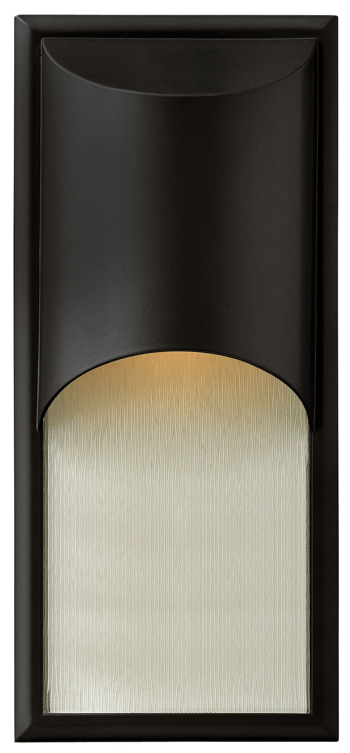 Hinkley Cascade Outdoor Wall Light Medium Wall Sconce Satin Black 1834SK