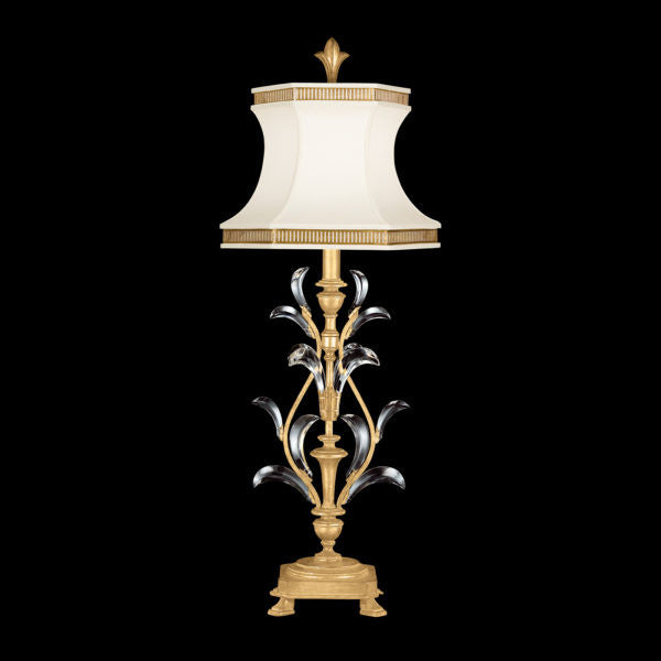 Fine Art Handcrafted Lighting Beveled Arcs 41"H Table Lamp in Standard Gold Leaf (737810-SF3)