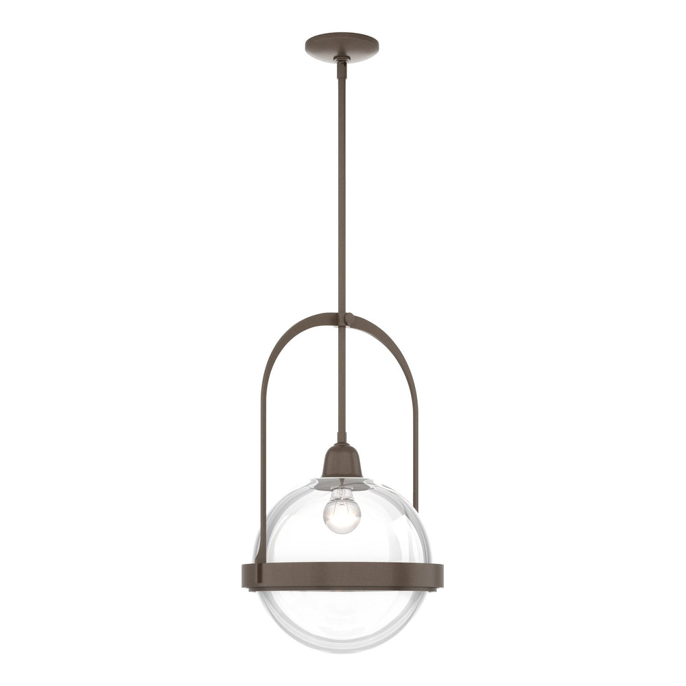 Atlas Pendant Mini-Pendants Hubbardton Forge Bronze 13.9x13.4x27.2 Clear Glass (ZM)