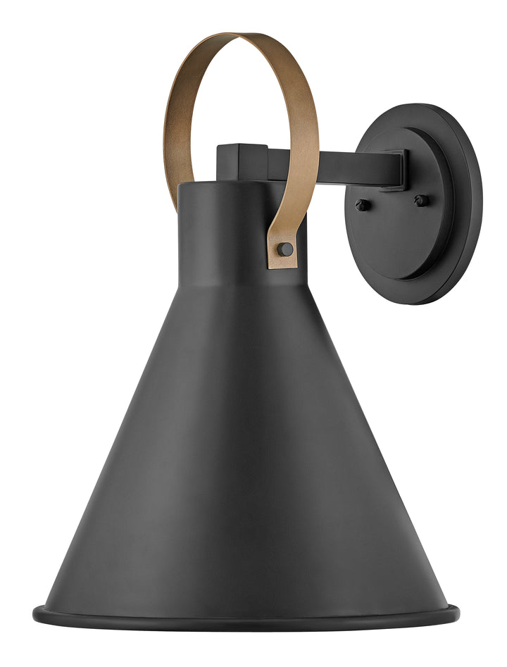 Hinkley Winnie Outdoor Wall Light Medium Wall Mount Lantern Museum Black 18874MB-LL