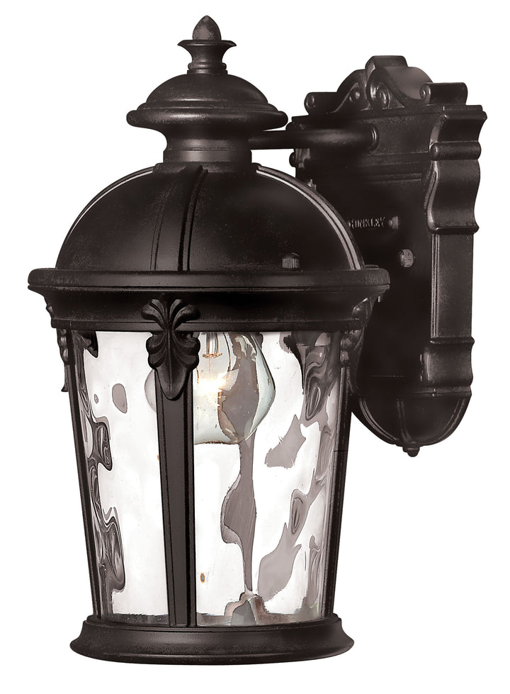 Hinkley Windsor Outdoor Wall Light Small Wall Mount Lantern Black 1890BK