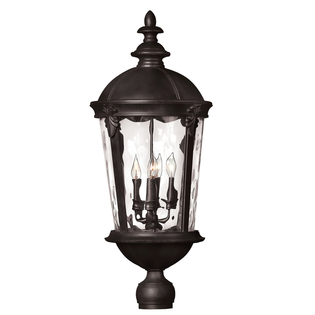 Hinkley Windsor Outdoor Post Mount Lantern Extra Large Wall Mount Lantern Black 1891BK