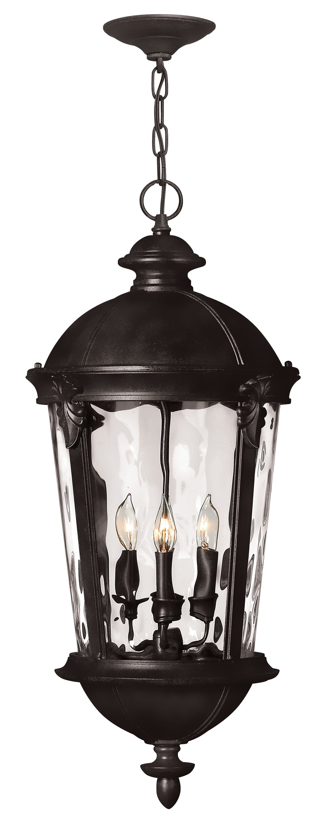Hinkley Windsor Outdoor Hanging Light Large Hanging Lantern Black 1892BK