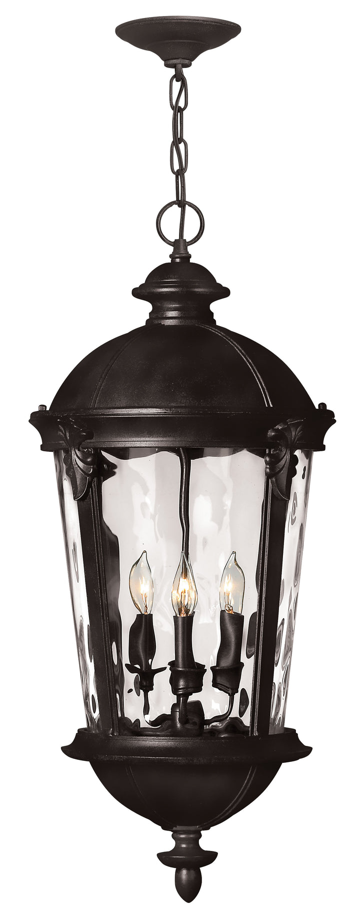 Hinkley Windsor Outdoor Hanging Light Large Hanging Lantern Black 1892BK