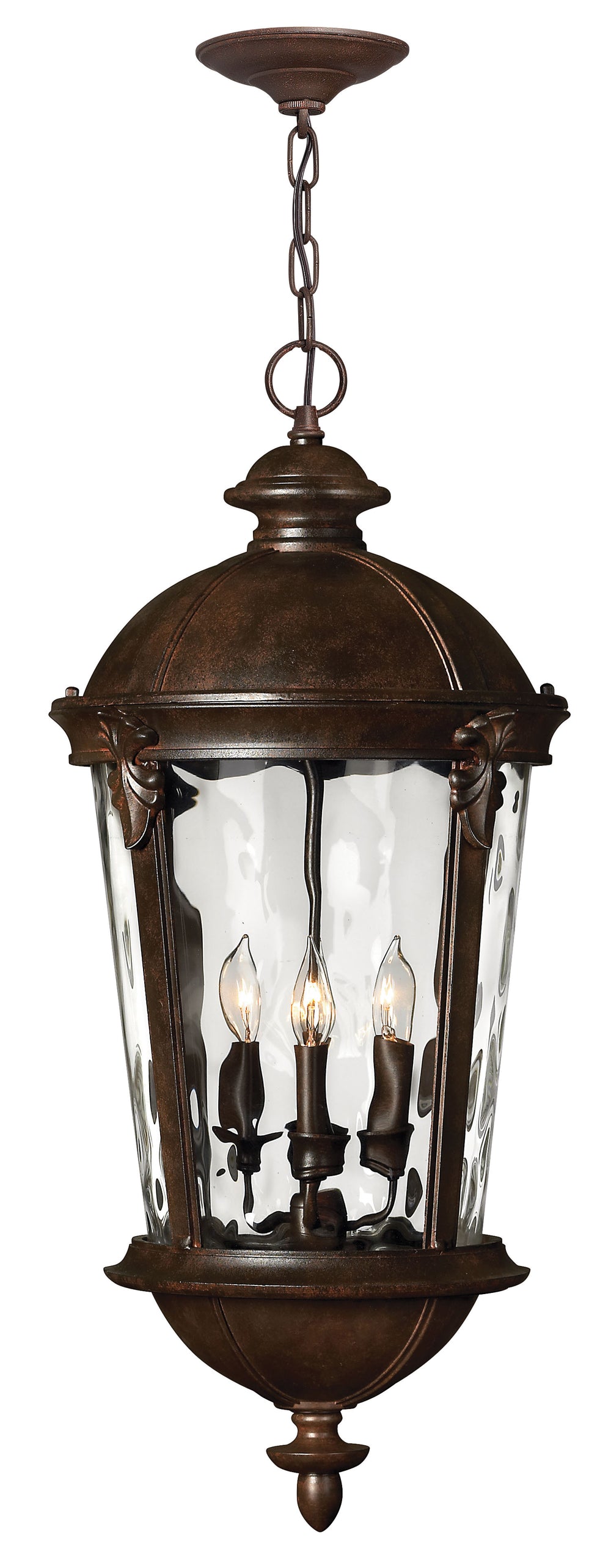 Hinkley Windsor Outdoor Hanging Light Large Hanging Lantern River Rock 1892RK