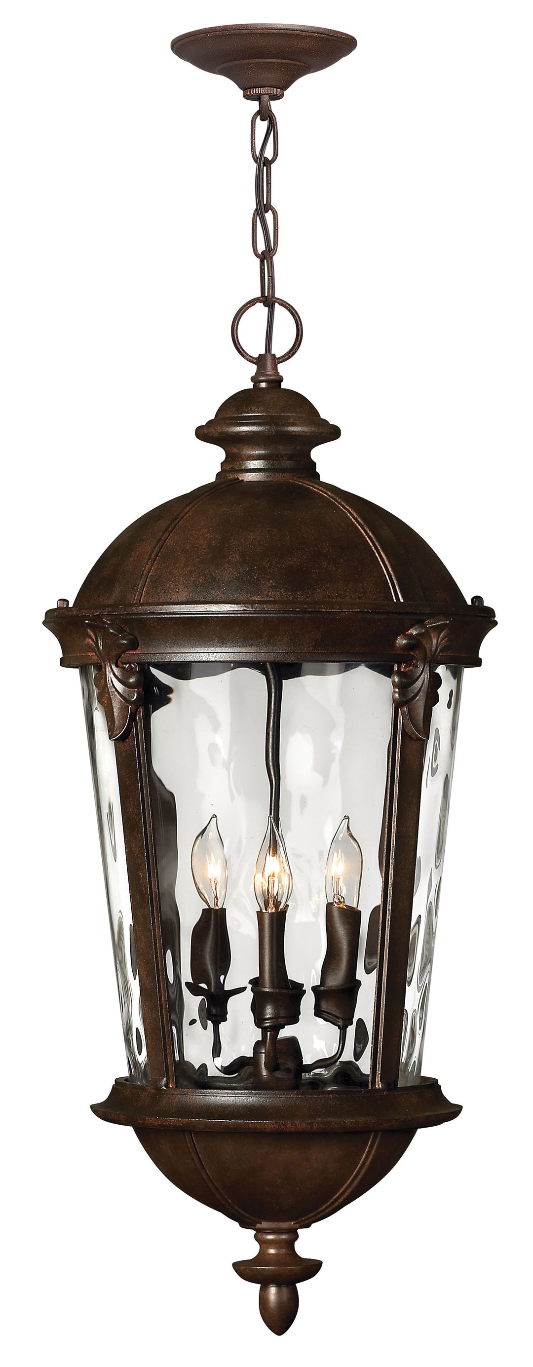 Hinkley Windsor Outdoor Hanging Light Large Hanging Lantern River Rock 1892RK