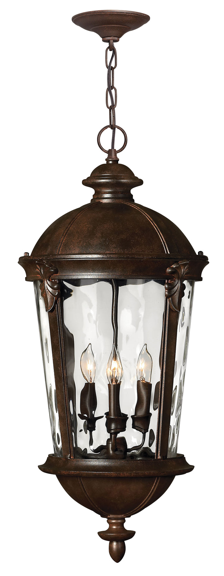 Hinkley Windsor Outdoor Hanging Light Large Hanging Lantern River Rock 1892RK