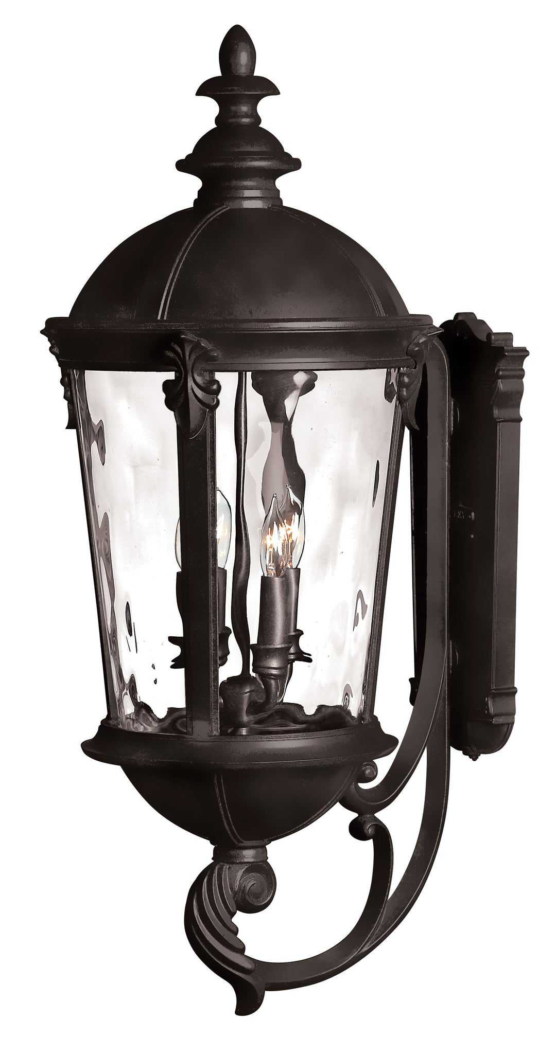 Hinkley Windsor Outdoor Wall Light Extra Large Wall Mount Lantern Black 1895BK