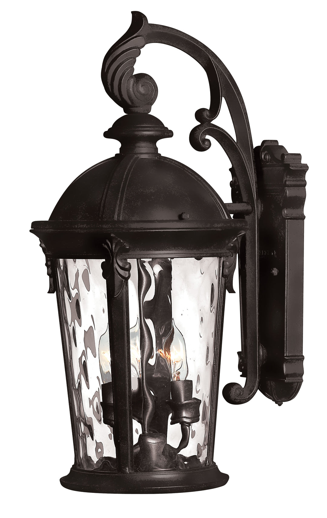 Hinkley Windsor Outdoor Wall Light Medium Wall Mount Lantern Black 1898BK