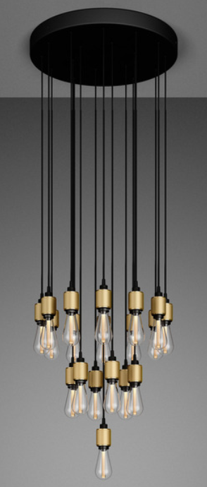 Buster + Punch 19.0 Heavy Metal Chandelier Cross / Surface