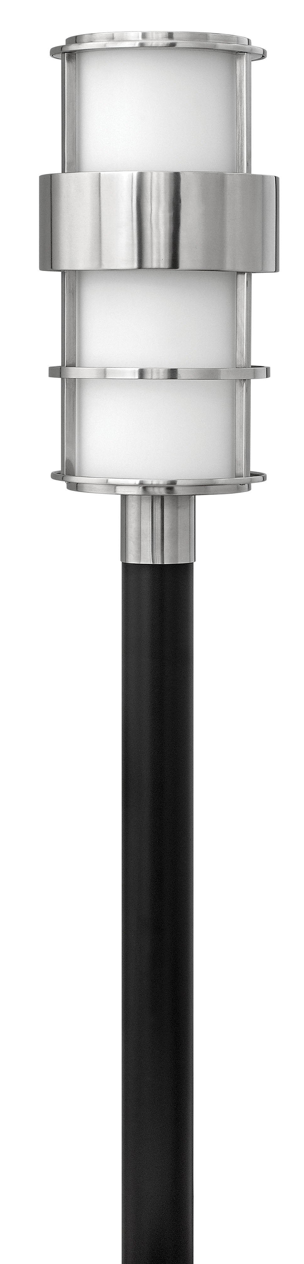 Hinkley Saturn Outdoor Post Mount Lantern Large Post Mount Lantern Stainless Steel 1901SS