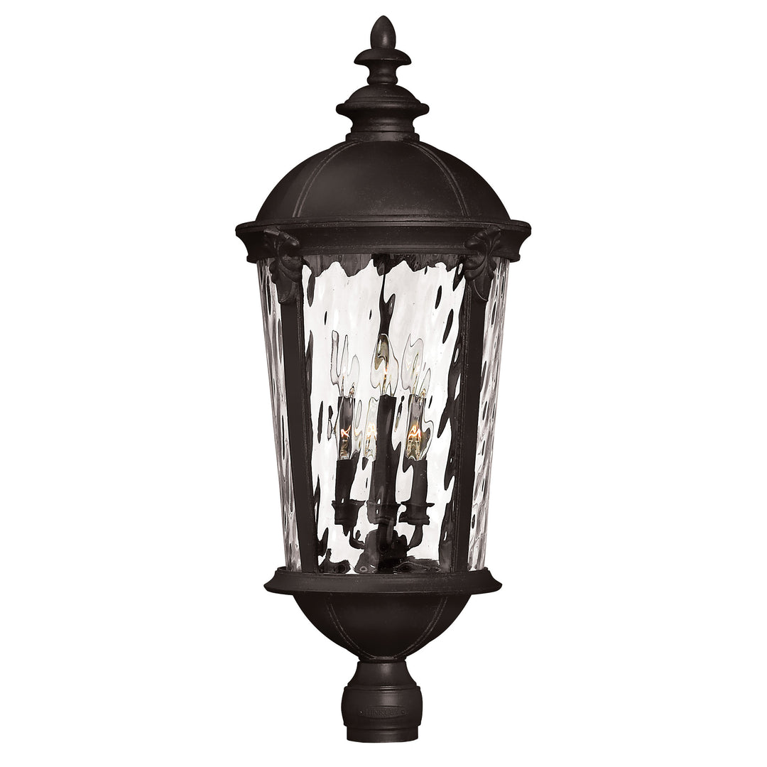 Hinkley Windsor Outdoor Post Mount Lantern Grande Post Mount Lantern Black 1921BK