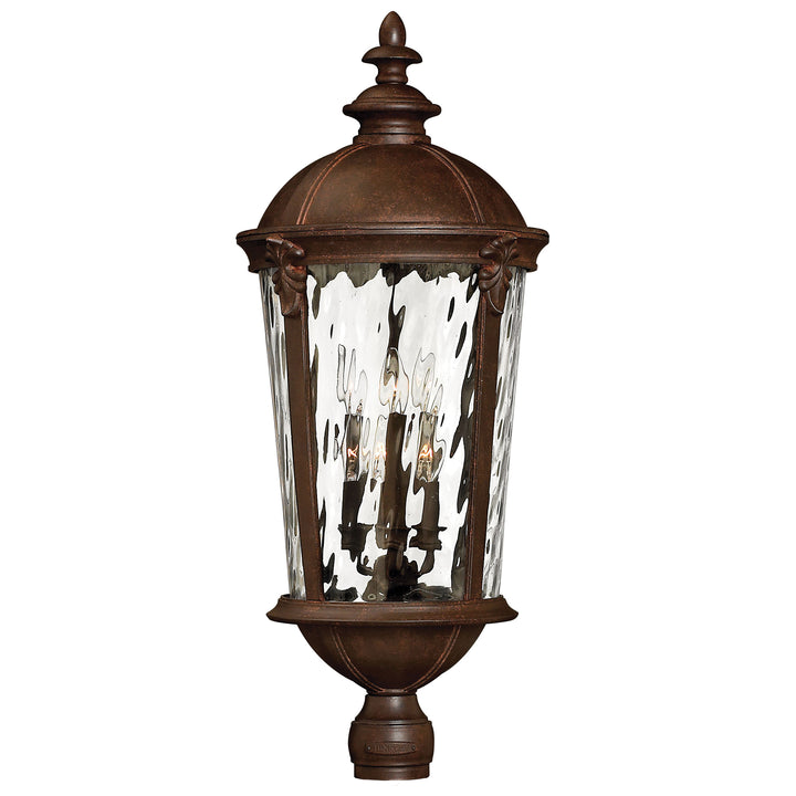 Hinkley Windsor Outdoor Post Mount Lantern Grande Post Mount Lantern River Rock 1921RK
