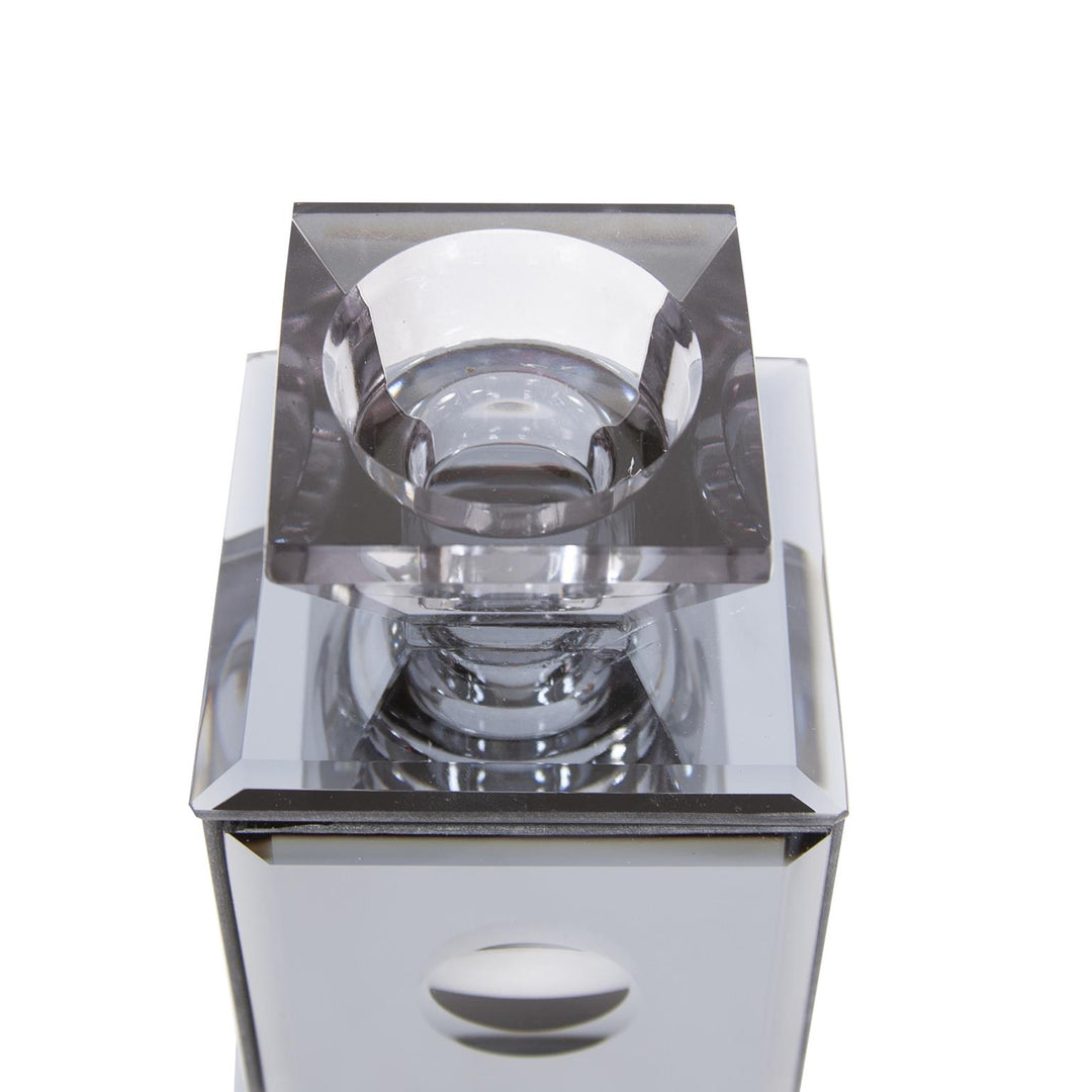 Howard Elliott Grigio Mirrored Candle Holder
