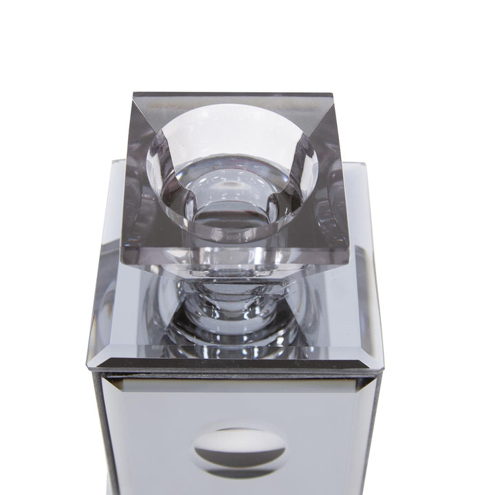 Howard Elliott Grigio Mirrored Candle Holder