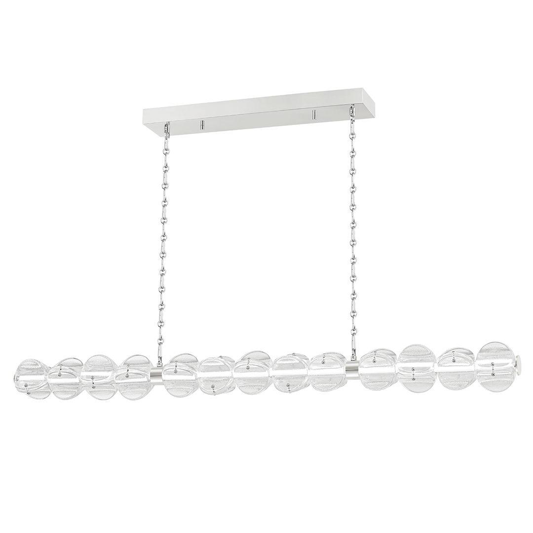 Hudson Valley Lighting Lindley Linear Chandeliers Hudson Valley Lighting Polished Nickel  