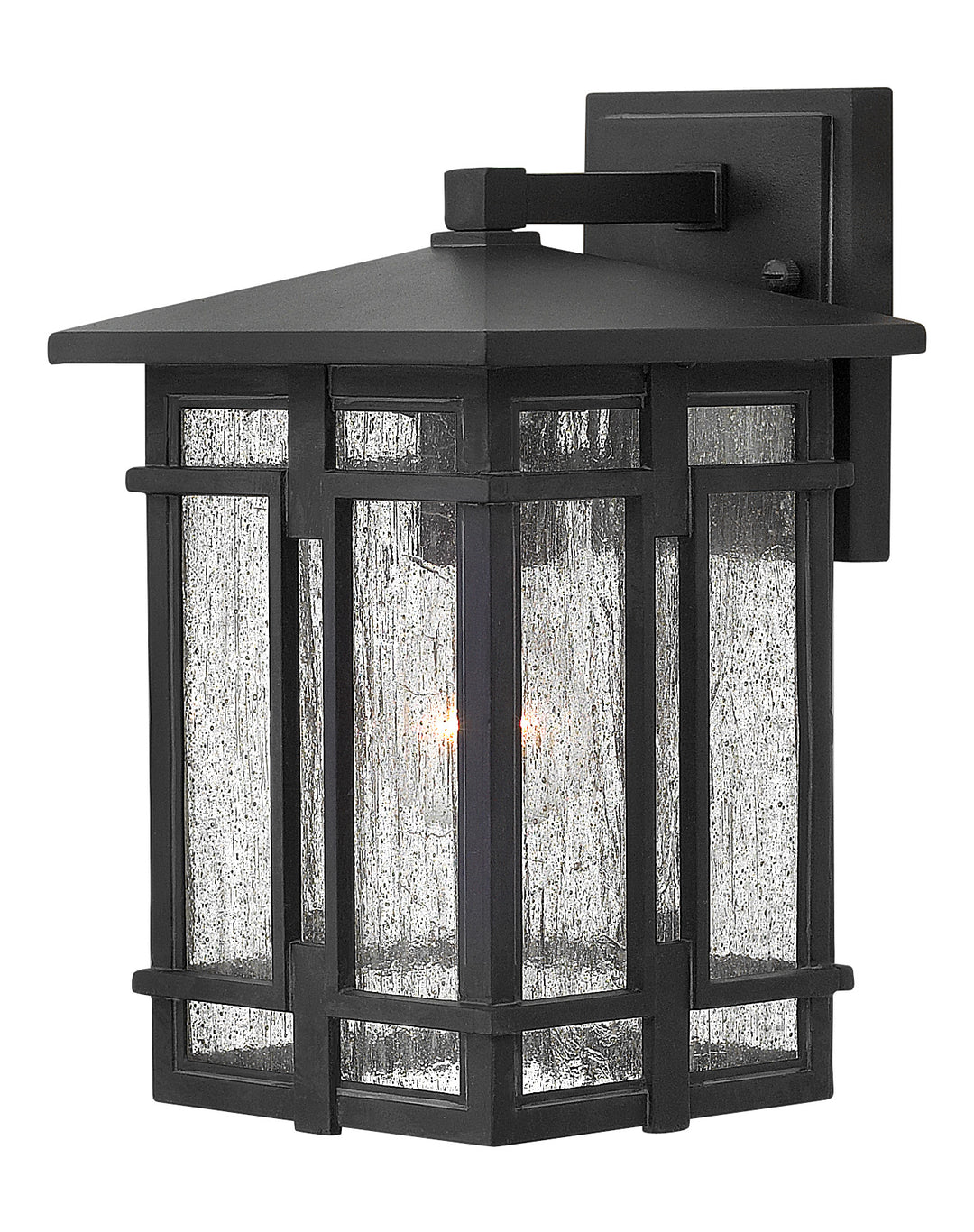 Hinkley Tucker Outdoor Wall Light Small Wall Mount Lantern Museum Black 1960MB