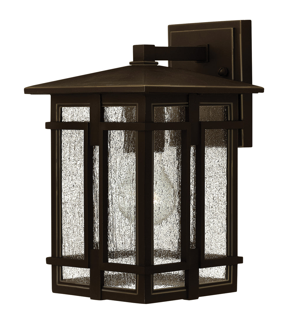 Hinkley Tucker Outdoor Wall Light Small Wall Mount Lantern Oil Rubbed Bronze 1960OZ