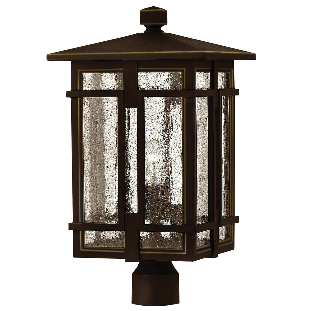 Hinkley Tucker Outdoor Post Mount Lantern Medium Post Mount Lantern Oil Rubbed Bronze 1961OZ