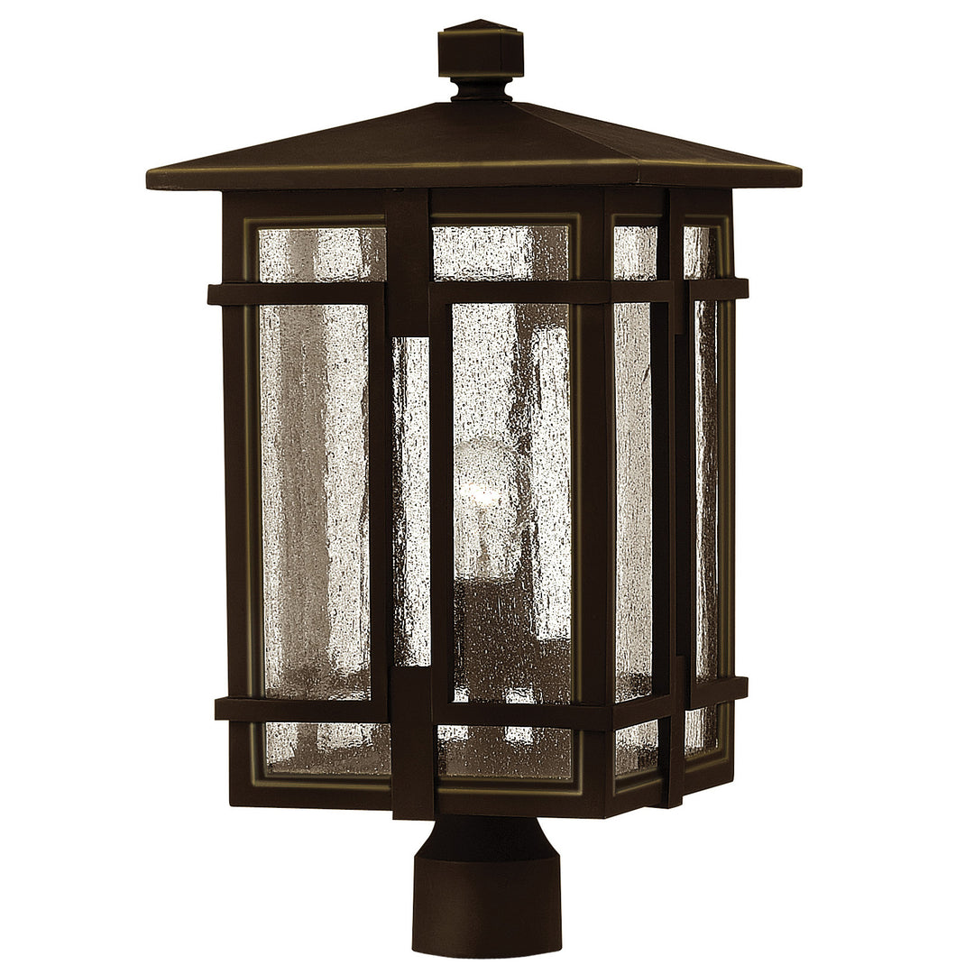 Hinkley Tucker Outdoor Post Mount Lantern Medium Post Mount Lantern Oil Rubbed Bronze 1961OZ