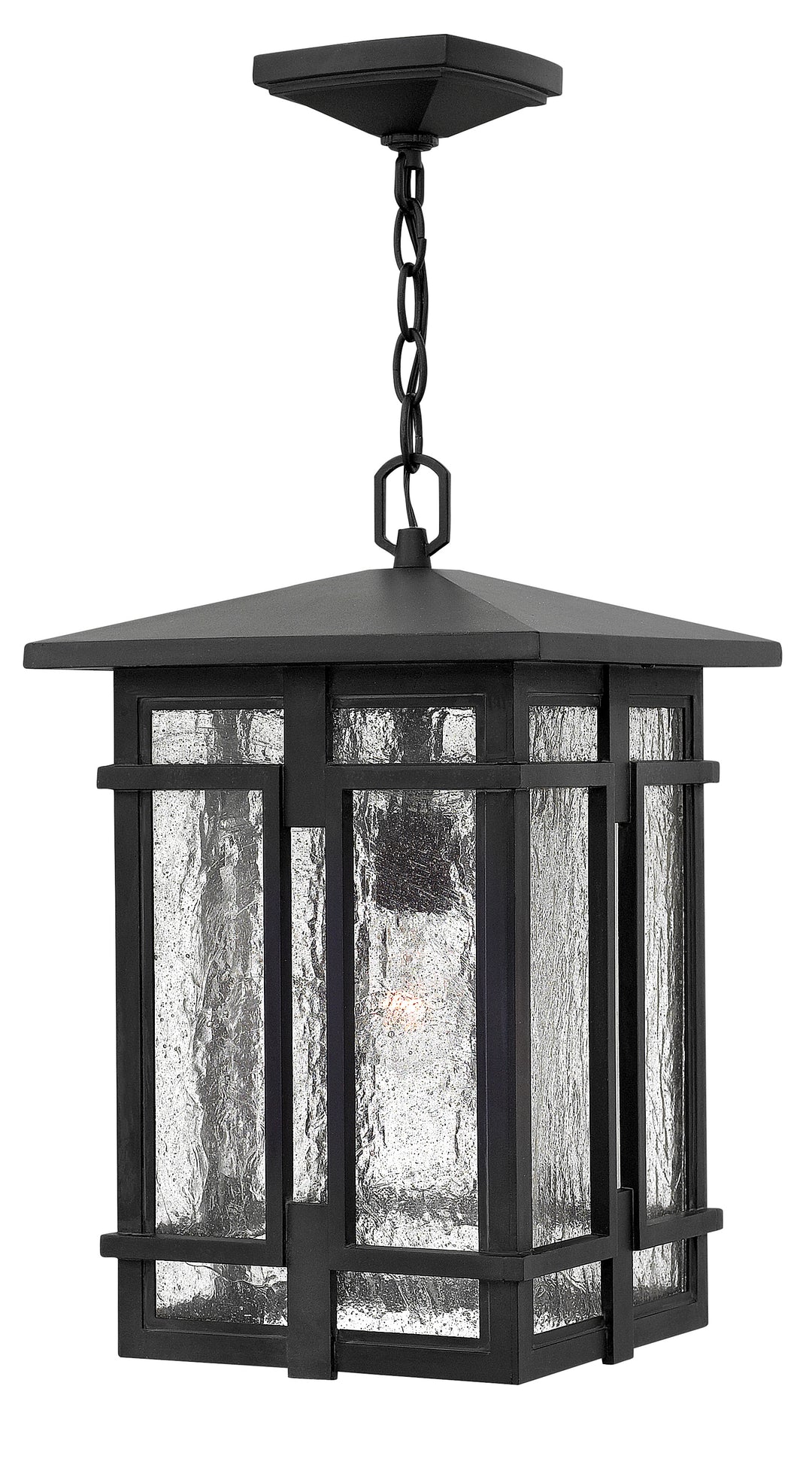 Hinkley Tucker Outdoor Hanging Light Medium Hanging Lantern Museum Black 1962MB