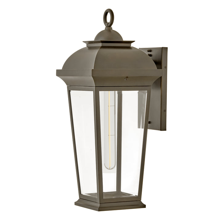 Hinkley Hawthorne Outdoor Wall Light Medium Wall Mount Lantern Blackened Brass 19690BLB
