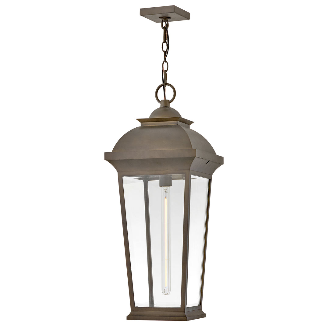 Hinkley Hawthorne Outdoor Hanging Light Large Hanging Pendant Blackened Brass 19692BLB