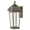 Hinkley Hawthorne Outdoor Wall Light Extra Large Wall Mount Lantern Blackened Brass 19694BLB
