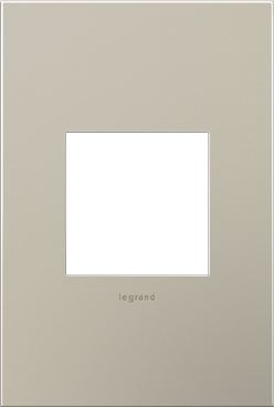 Legrand adorne Satin Nickel 1-Gang wall plate