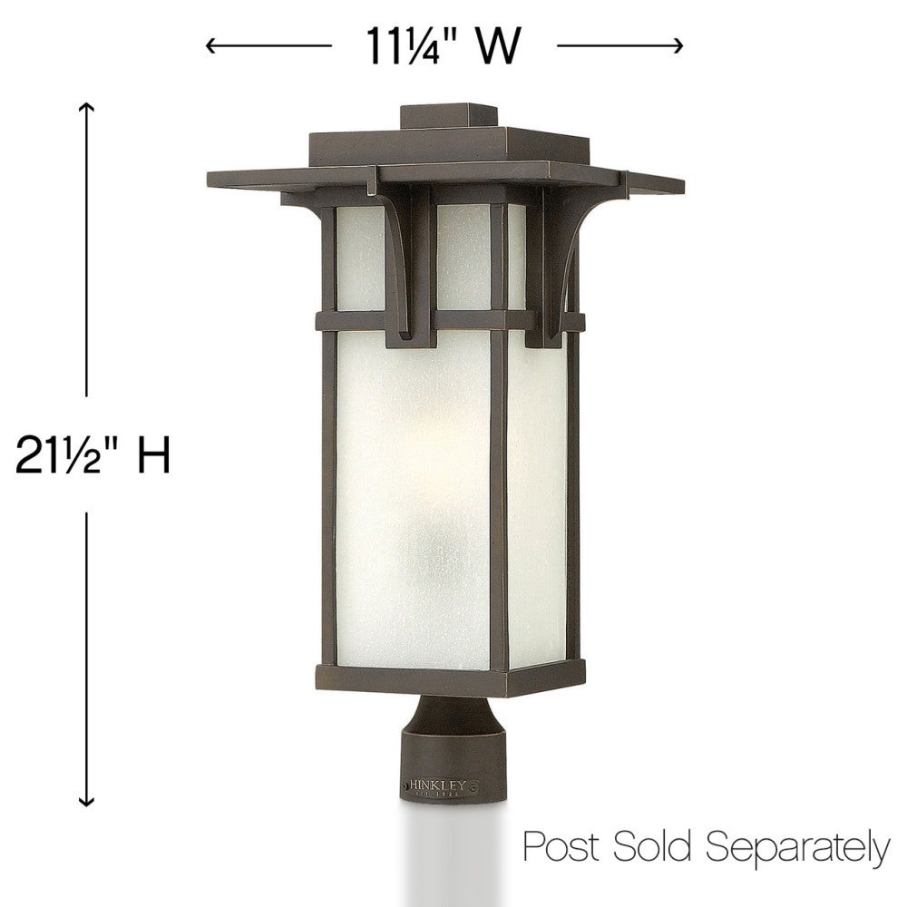 Hinkley Manhattan Outdoor Post Mount Lantern