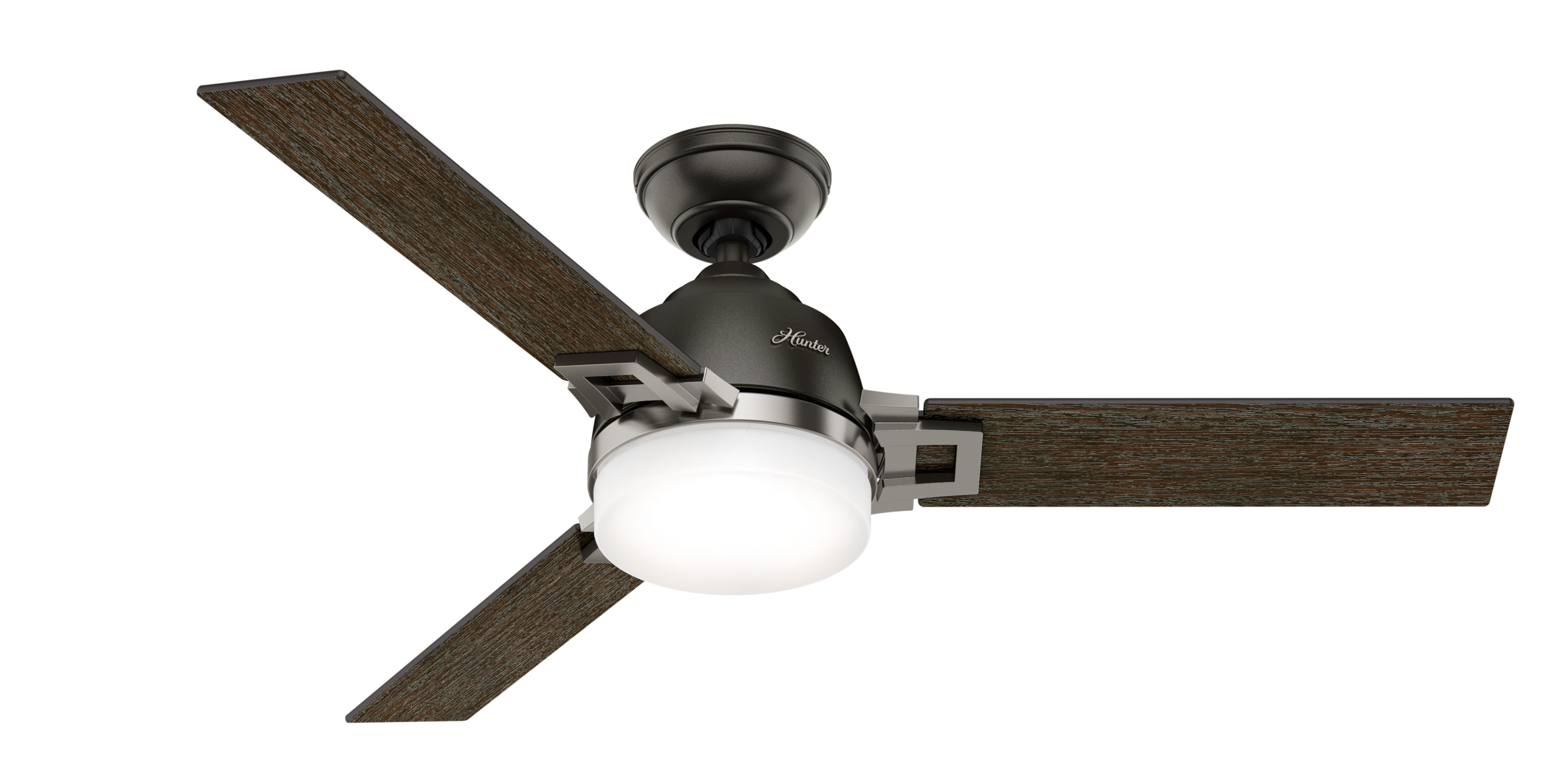 Hunter 48 inch Leoni Ceiling Fan with LED Light Kit and Handheld Remote