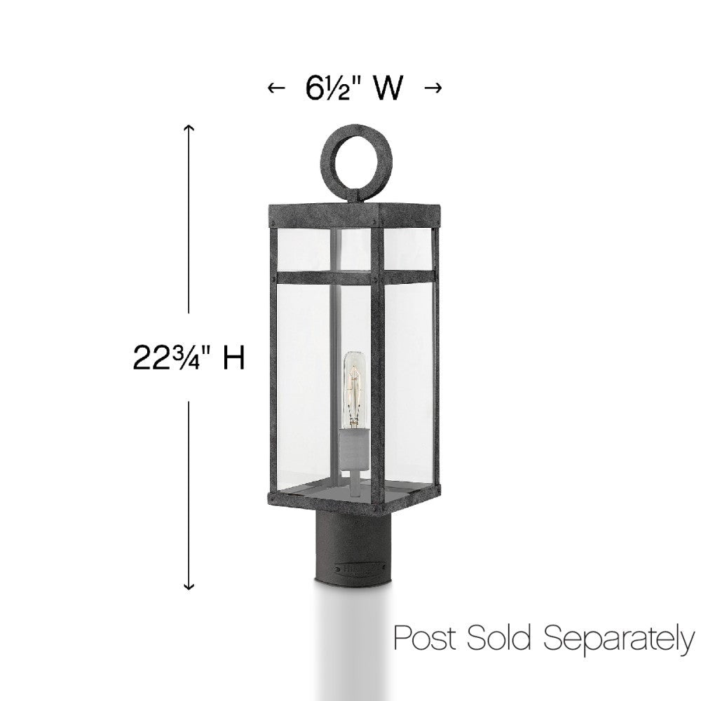 Hinkley Porter Outdoor Post Mount Lantern