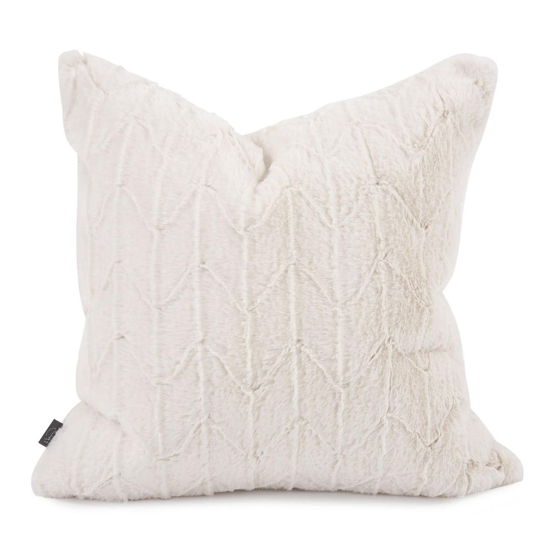 Howard Elliott Collection 20 x 20 Angora Natural Pillow - Poly Insert