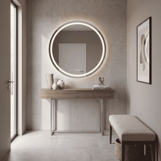 Savoy House Oneida LED Round Frontlit Mirror