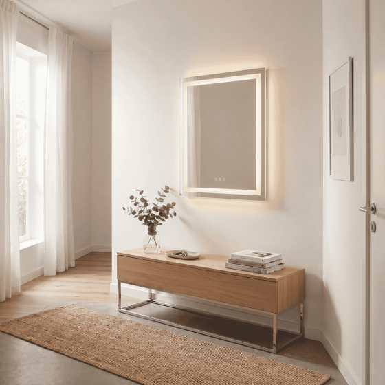 Savoy House Beckett LED Rectangle Frontlit and Backlit Mirror