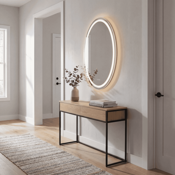 Savoy House Beckett LED Oval Frontlit and Backlit Mirror