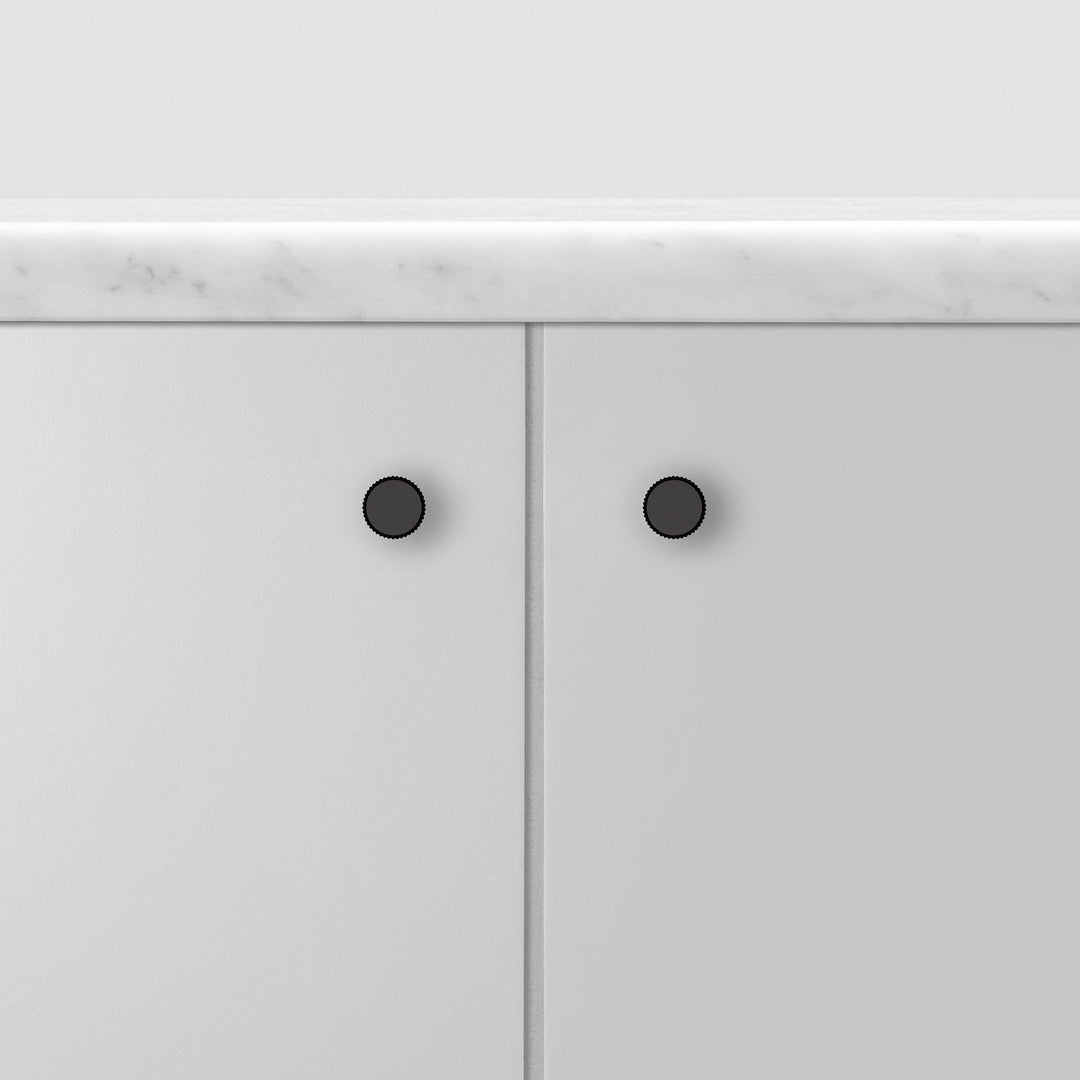 Buster + Punch Furniture Knob | Cross Knurl Design