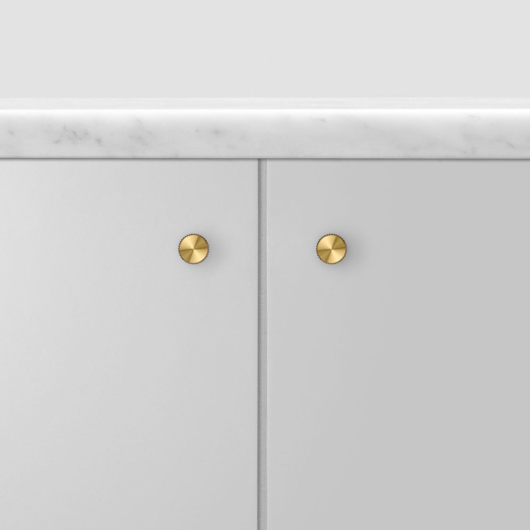 Buster + Punch Furniture Knob | Linear Knurl