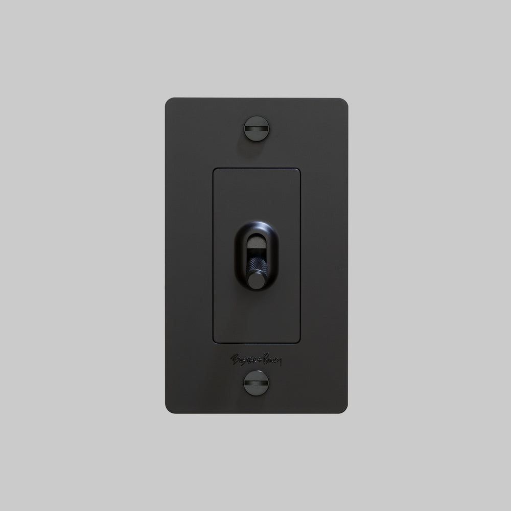 Buster + Punch 1 Gang Toggle / Cross / With Logo | Polycarbonate